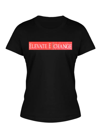 Women’s Elevate Exchange Classic Black & Red Tee