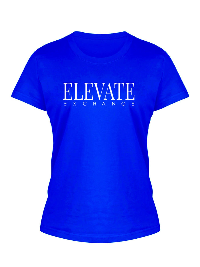 Women’s Elevate Exchange Nipsey Blue & White Tee